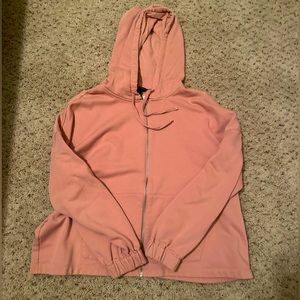 Pink Banana Republic Full Zip Up Hoodie